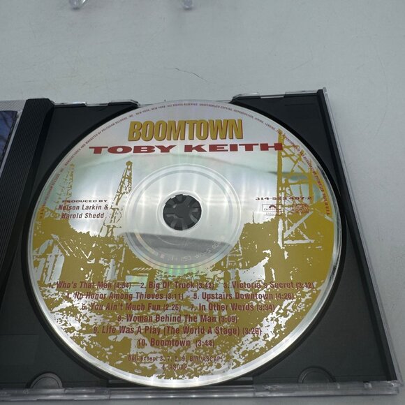 Boomtown Toby Keith 1994 CD Polydor 3145234072 Album Jewel Case Country Music - Picture 3 of 4